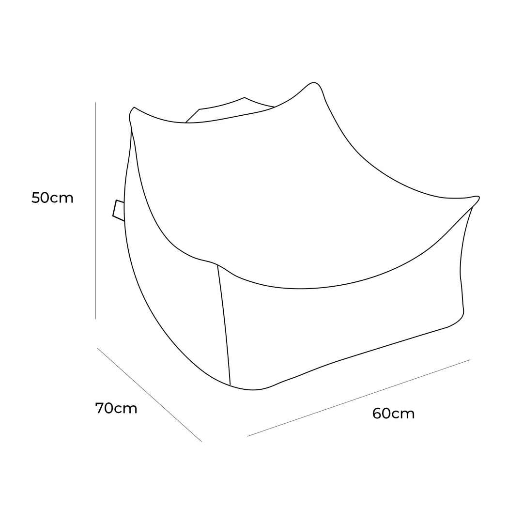 Outzy Bean Bag | Blush