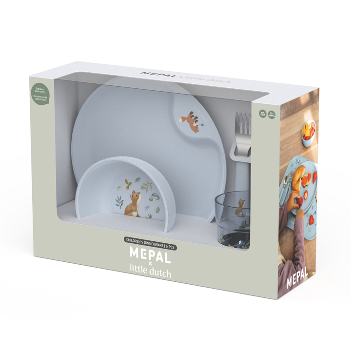 Little Dutch x Mepal Dinnerware 6 Piece Set | Forest Friends