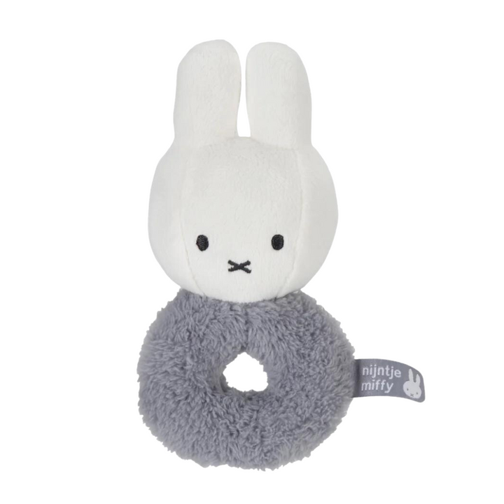Miffy Ring Rattle | Fluffy Blue
