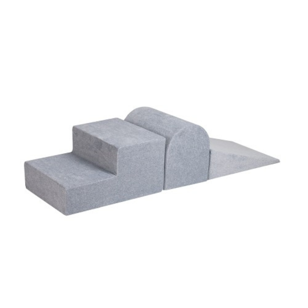 3 Piece Play Set | Velvet Light Grey