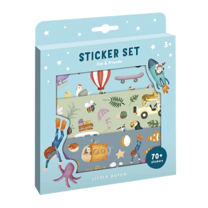 Little Dutch Sticker Set | Jim & Friends