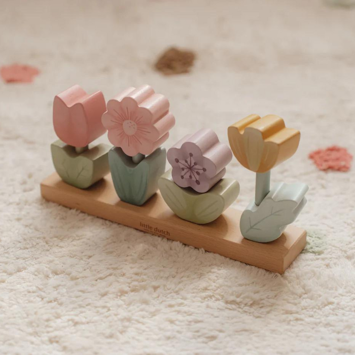 Little Dutch Stacking Puzzle Flowers | Fairy Garden