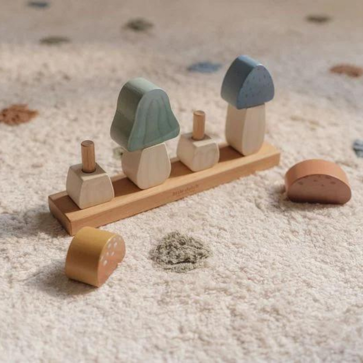 Little Dutch Stacking Puzzle Mushrooms | Forest Friends