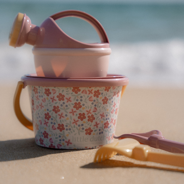 Little Dutch Beach Set | Pink Flowers