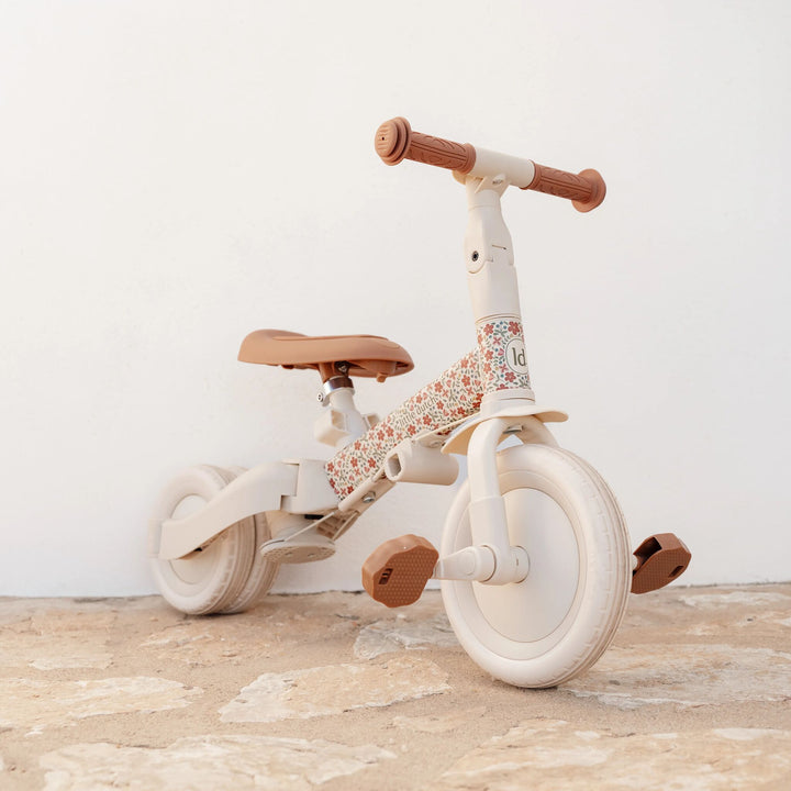 Little Dutch 4 in 1 Tricycle With Push Bar | Sunny Flower