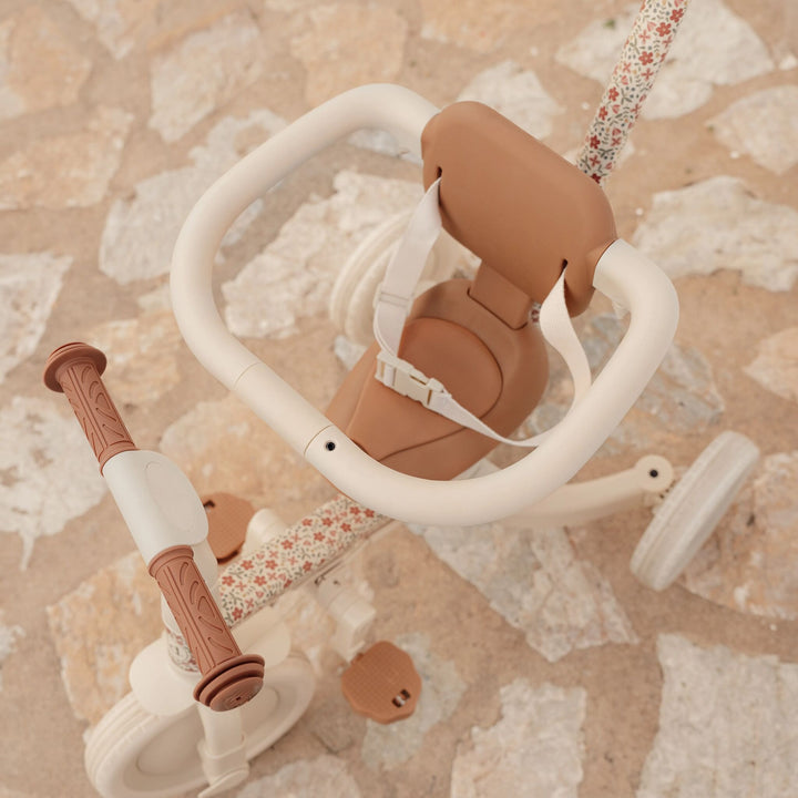 Little Dutch 4 in 1 Tricycle With Push Bar | Sunny Flower