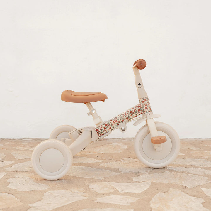 Little Dutch 4 in 1 Tricycle With Push Bar | Sunny Flower
