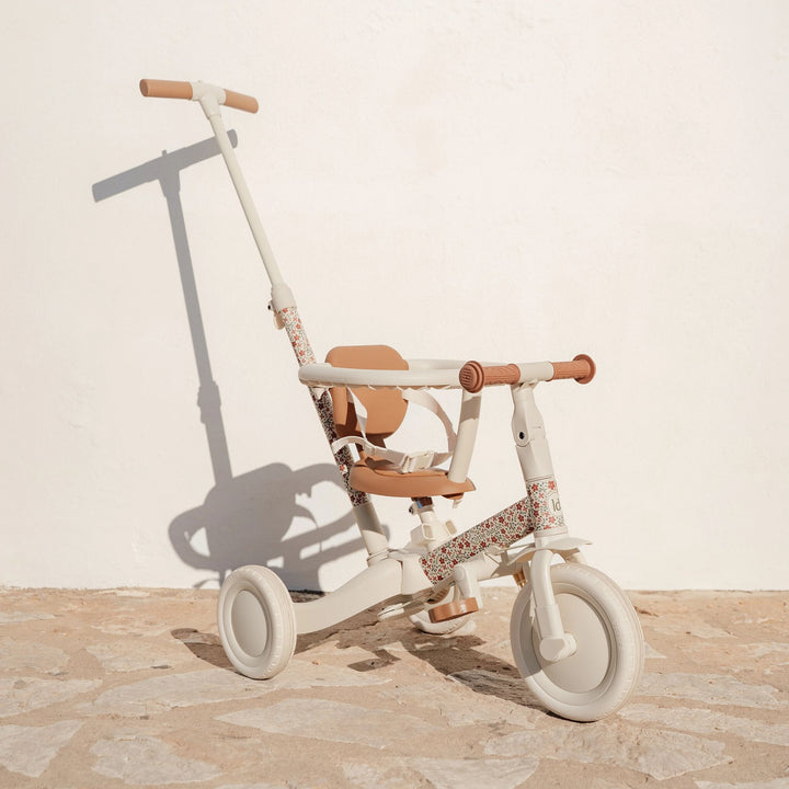 Little Dutch 4 in 1 Tricycle With Push Bar | Sunny Flower