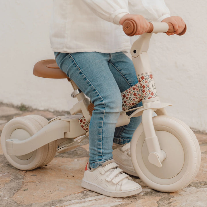 Little Dutch 4 in 1 Tricycle With Push Bar | Sunny Flower