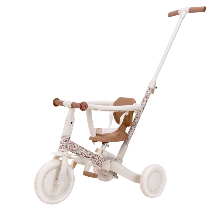 Little Dutch 4 in 1 Tricycle With Push Bar | Sunny Flower