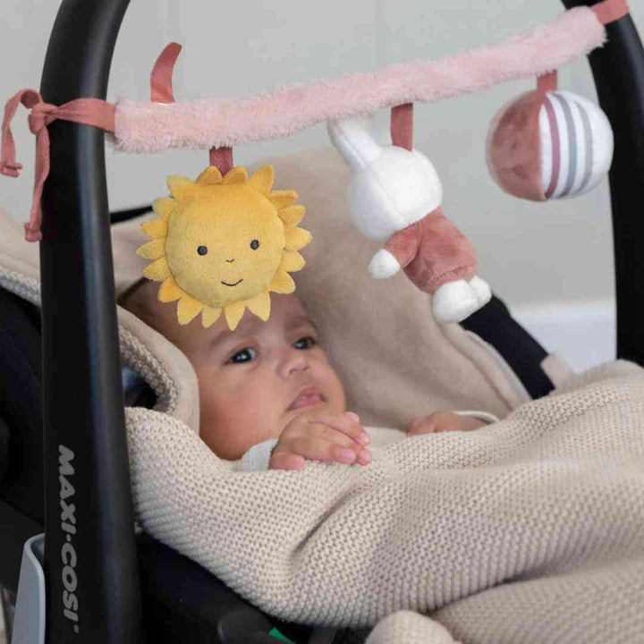 Miffy Car Seat Toy | Fluffy Pink