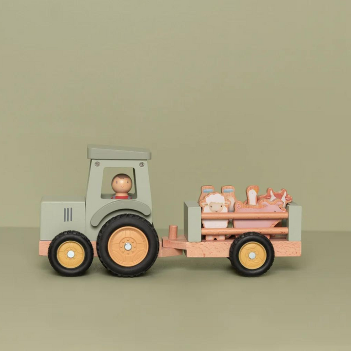 Little Dutch Tractor With Trailer | Little Farm