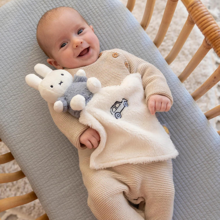 Miffy Cuddle Cloth | Fluffy Blue