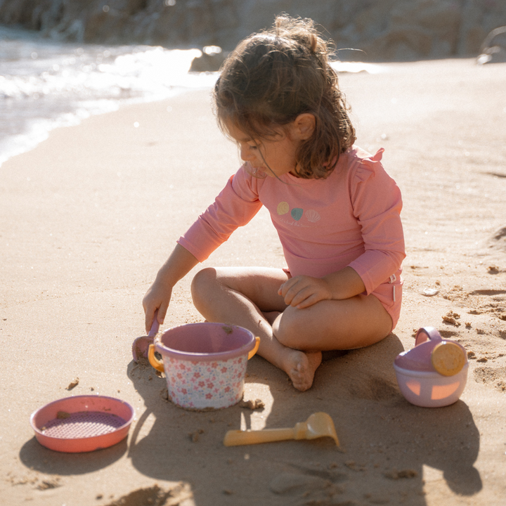 Little Dutch Beach Set | Pink Flowers