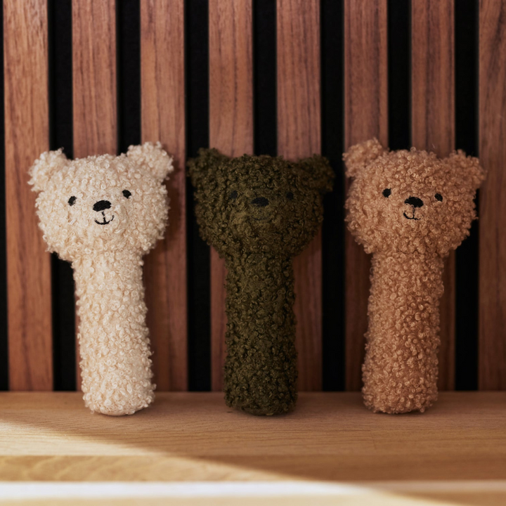 Jollein Rattle | Teddy Bear Biscuit