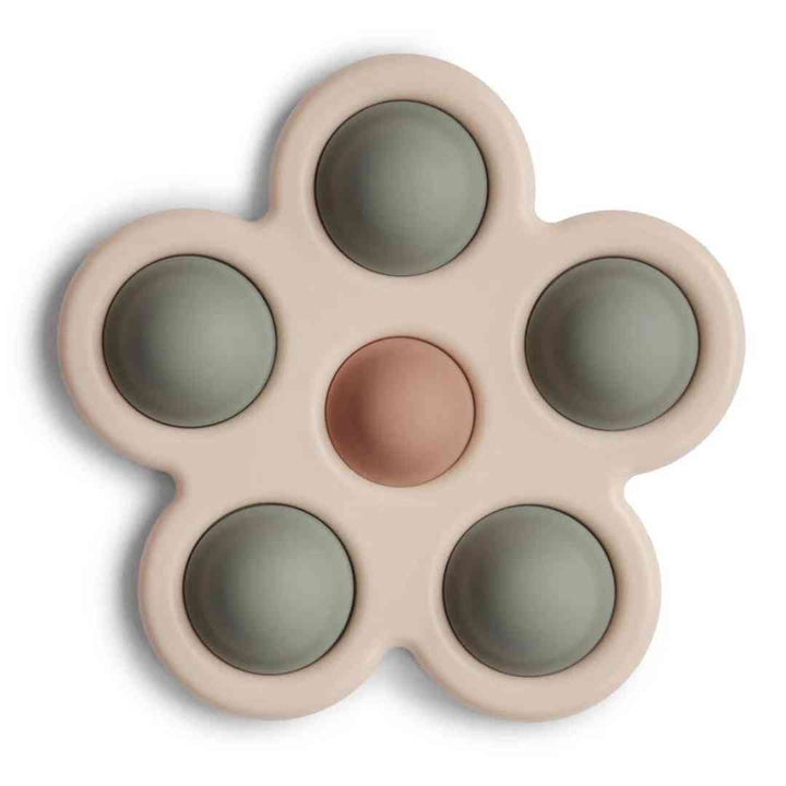 Mushie Flower Press Toy | Thyme