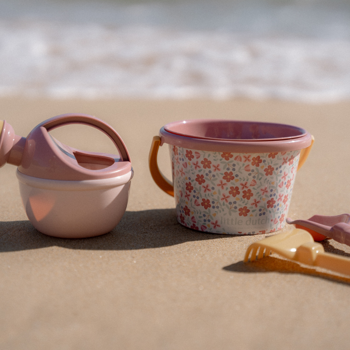 Little Dutch Beach Set | Pink Flowers
