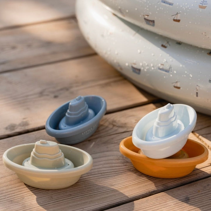Little Dutch Stackable Bath Boats | Blue