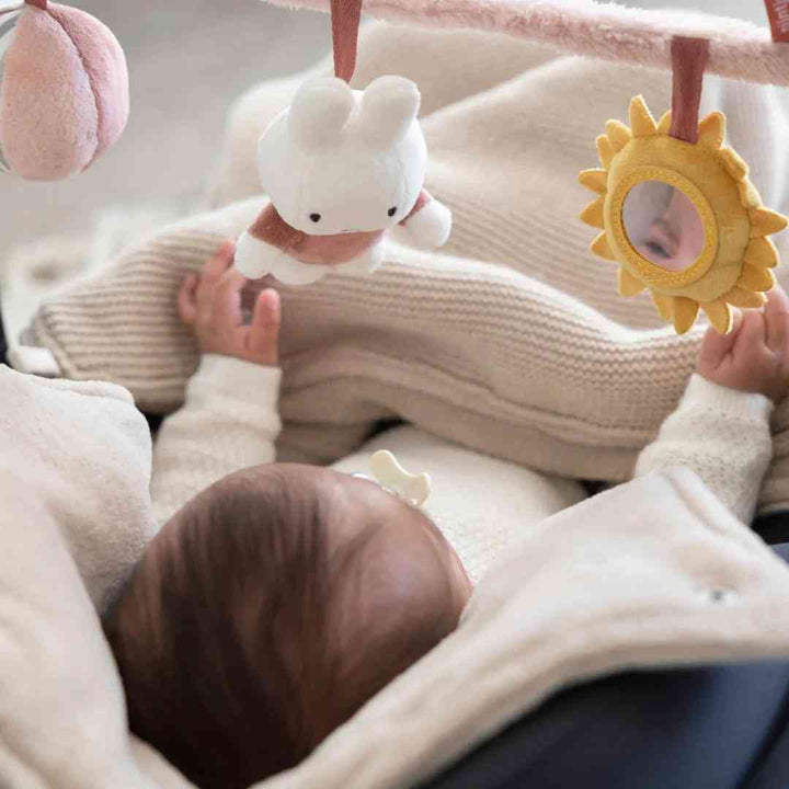 Miffy Car Seat Toy | Fluffy Pink