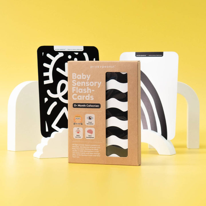 Priya & Peanut | Newborn Sensory Cards