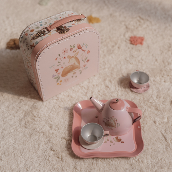 Little Dutch Fairy Garden Tea Set In Suitcase