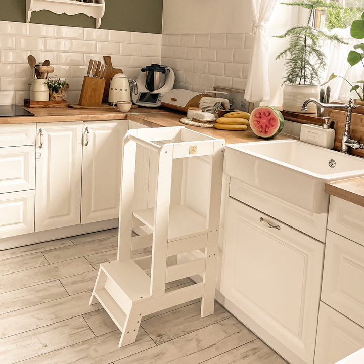 MeowBaby Kitchen Helper | White