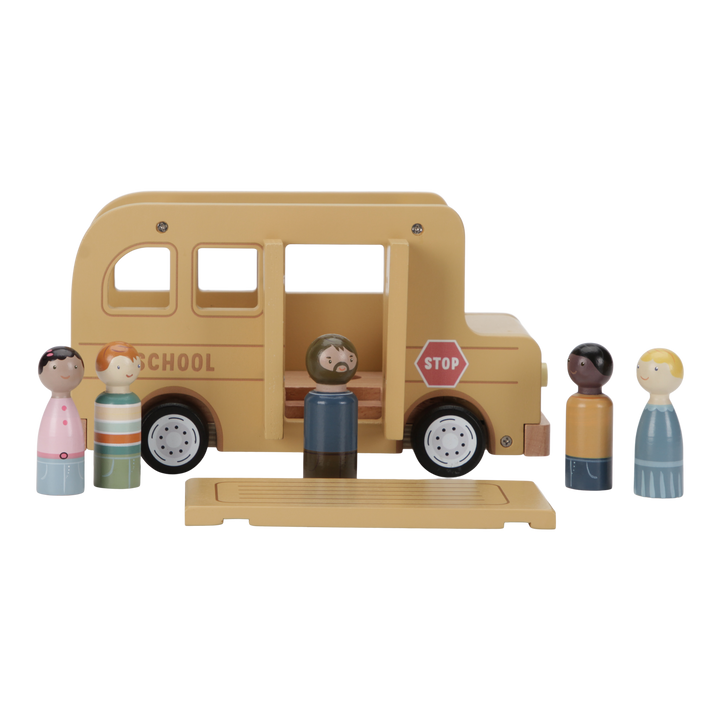 Little Dutch School Bus With Figures