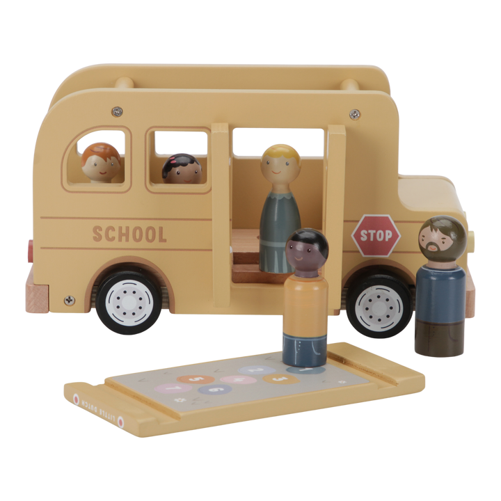 Little Dutch School Bus With Figures