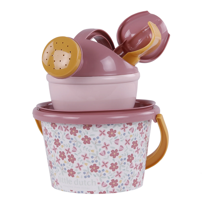 Little Dutch Beach Set | Pink Flowers