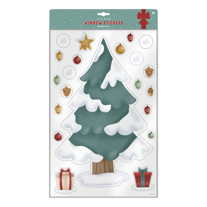 Little Dutch Christmas Tree Window Stickers | Christmas