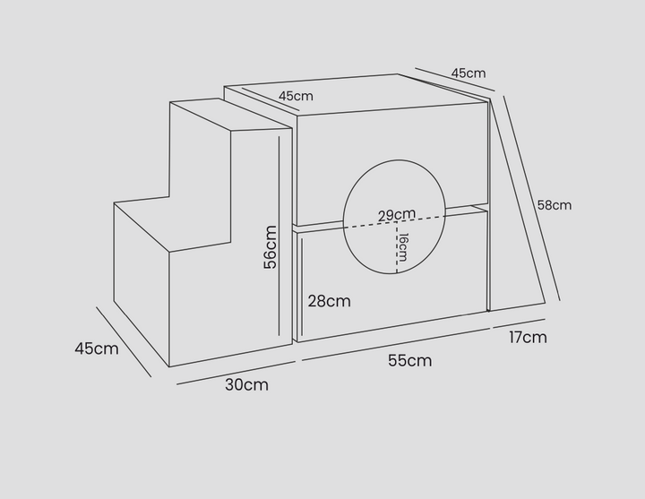 5 Piece Play Set | White Boucle