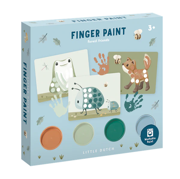 Little Dutch Fingerpaint Set | Forest Friends