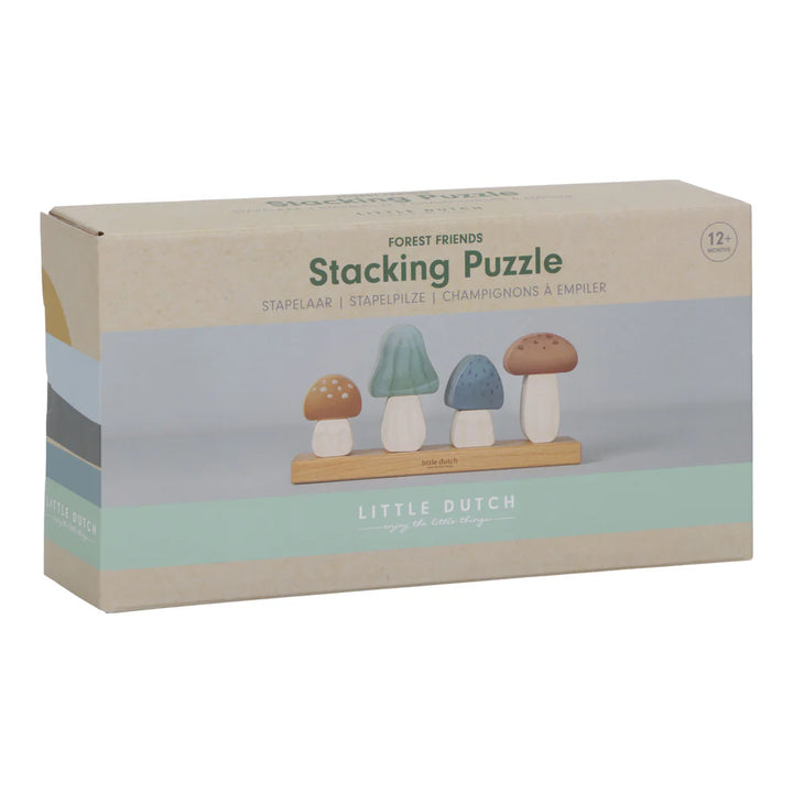 Little Dutch Stacking Puzzle Mushrooms | Forest Friends