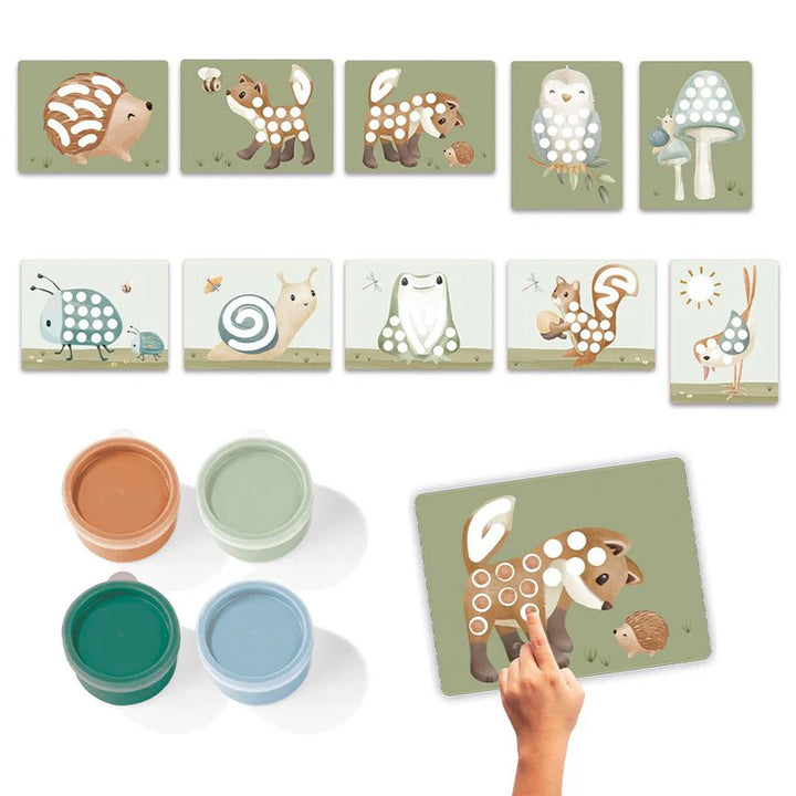 Little Dutch Fingerpaint Set | Forest Friends