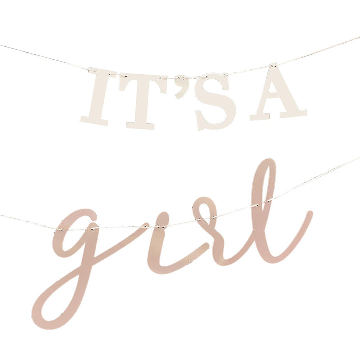 Ginger Ray It's a Girl Baby Shower Bunting