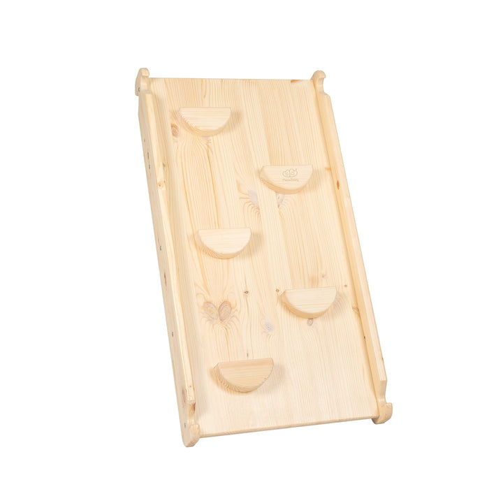 MeowBaby 2in1 Slide-Climbing Wall | Natural
