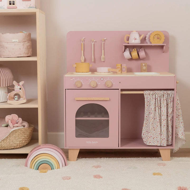 Little Dutch Wooden Play kitchen | Pink Limited Edition