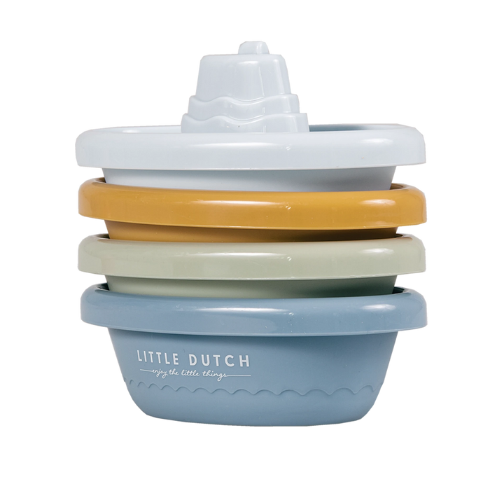 Little Dutch Stackable Bath Boats | Blue