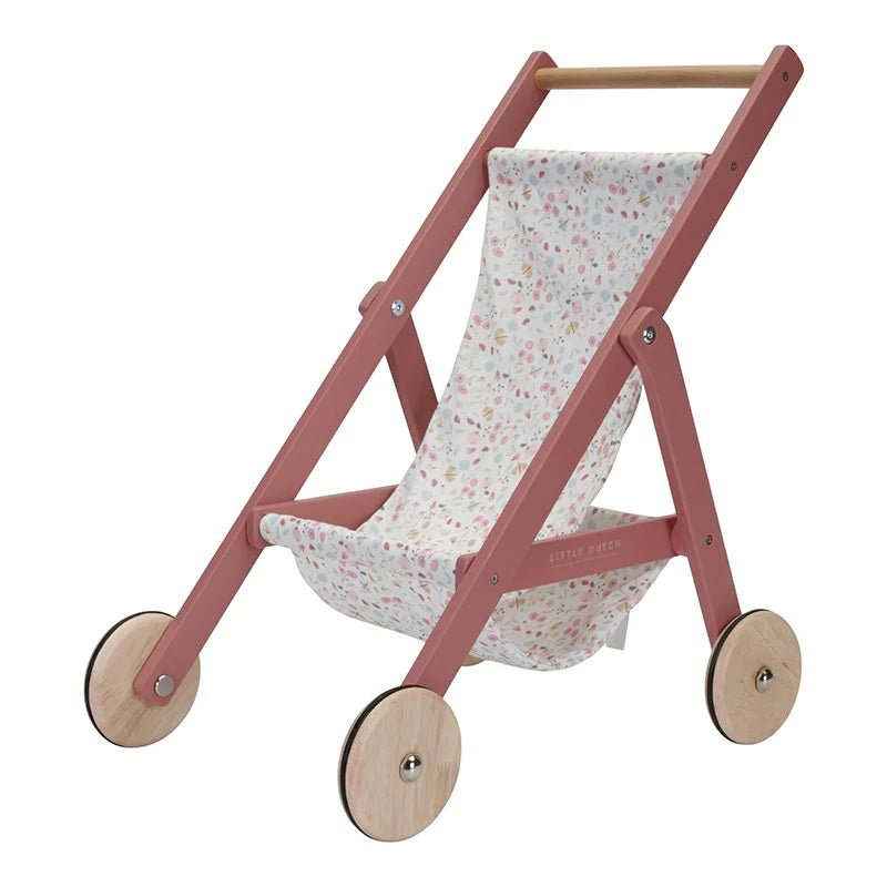 Little Dutch Wooden Doll Stroller Nola Baby