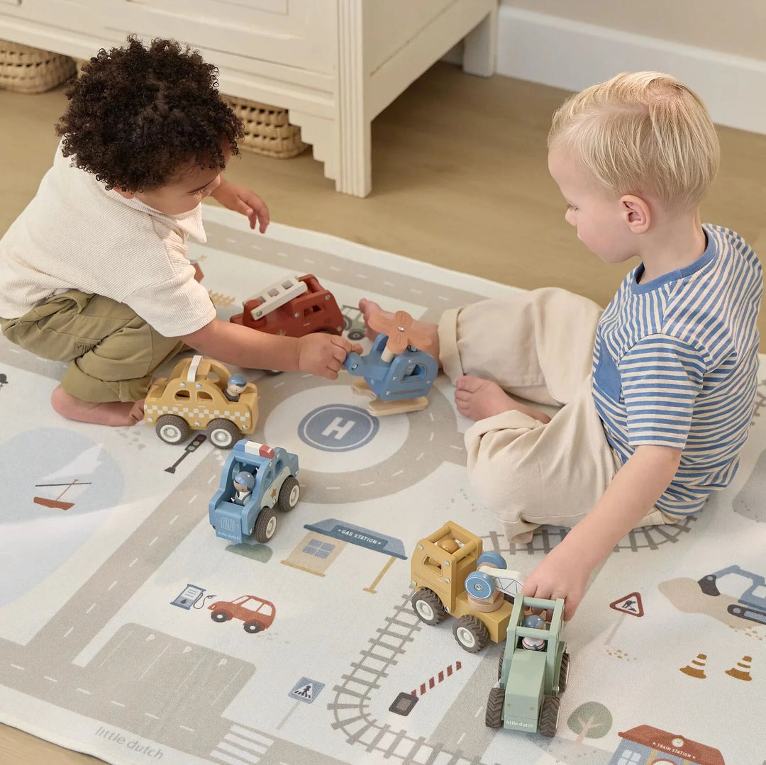 Car Play Mat | Beige