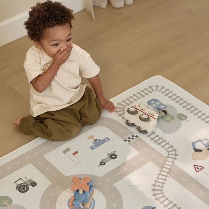 Car Play Mat | Beige