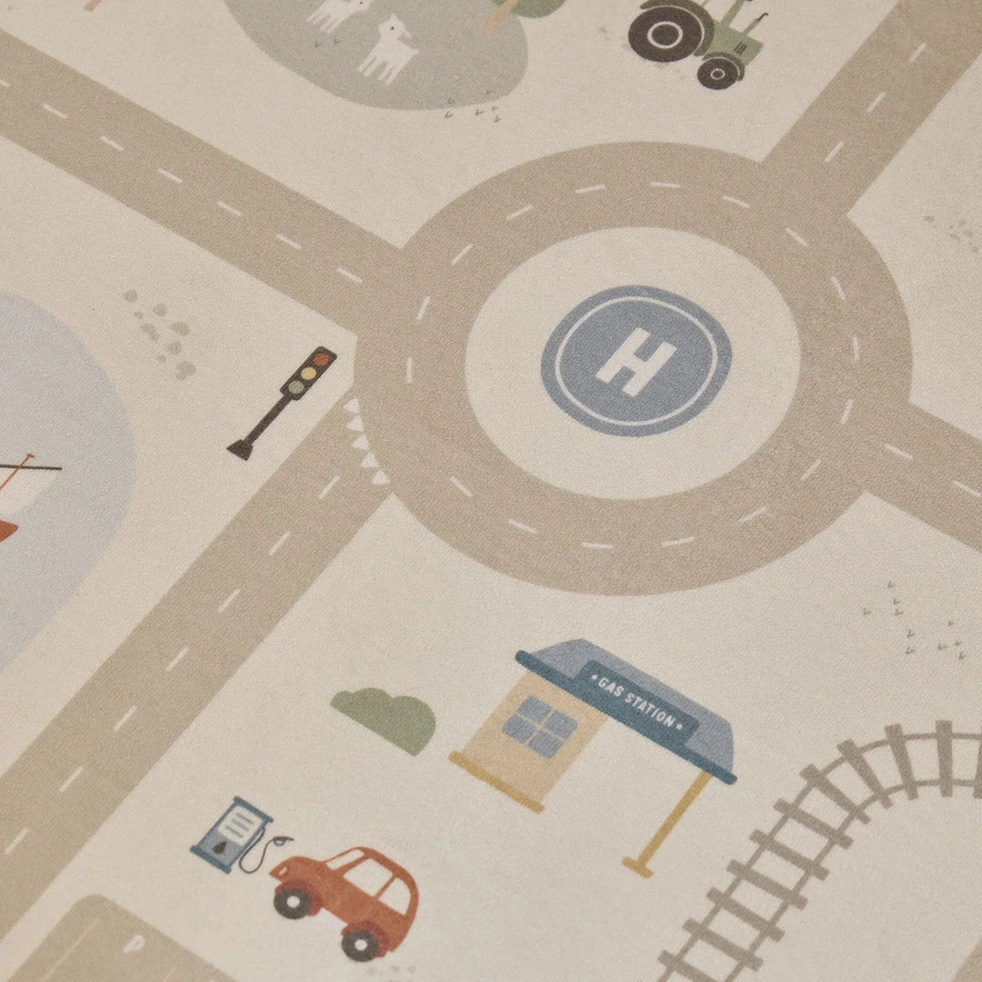 Car Play Mat | Beige