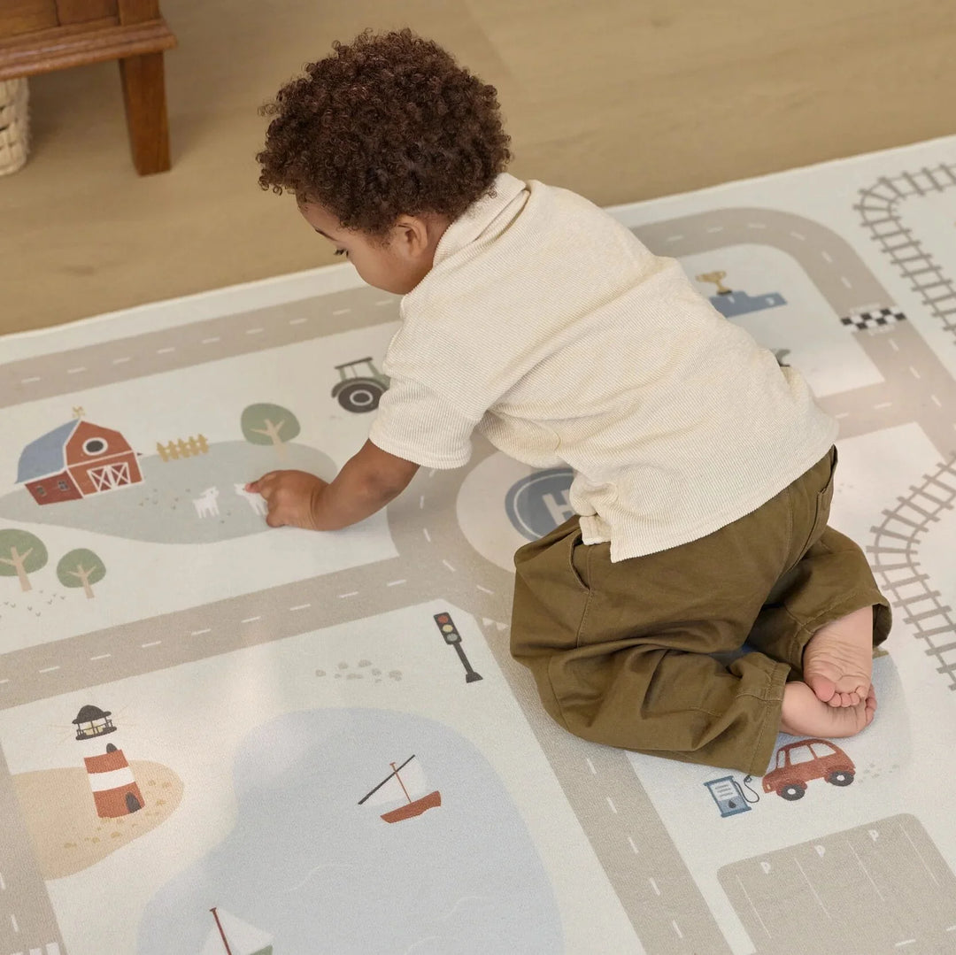 Car Play Mat | Beige