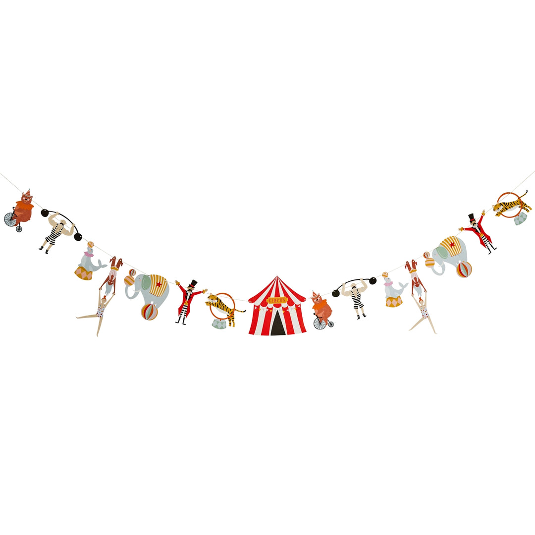 Circus Card Garland 3m
