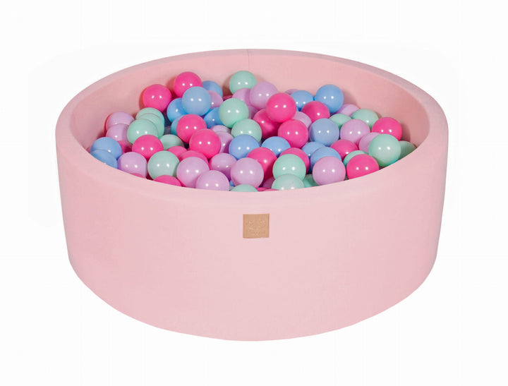 Cotton Light Pink Ball Pit | Mint, Baby Blue, Light Pink & Pastel Pink Balls