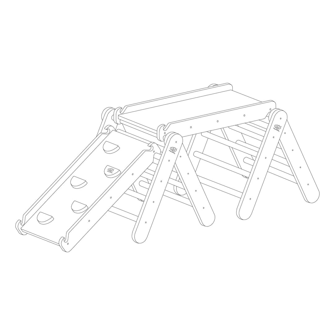 Wooden Climbing Frame