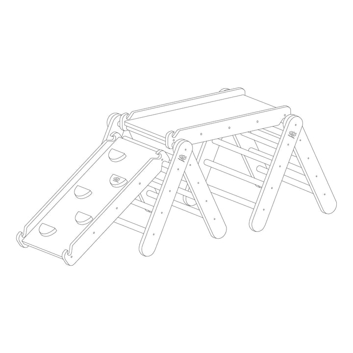 Wooden Climbing Frame