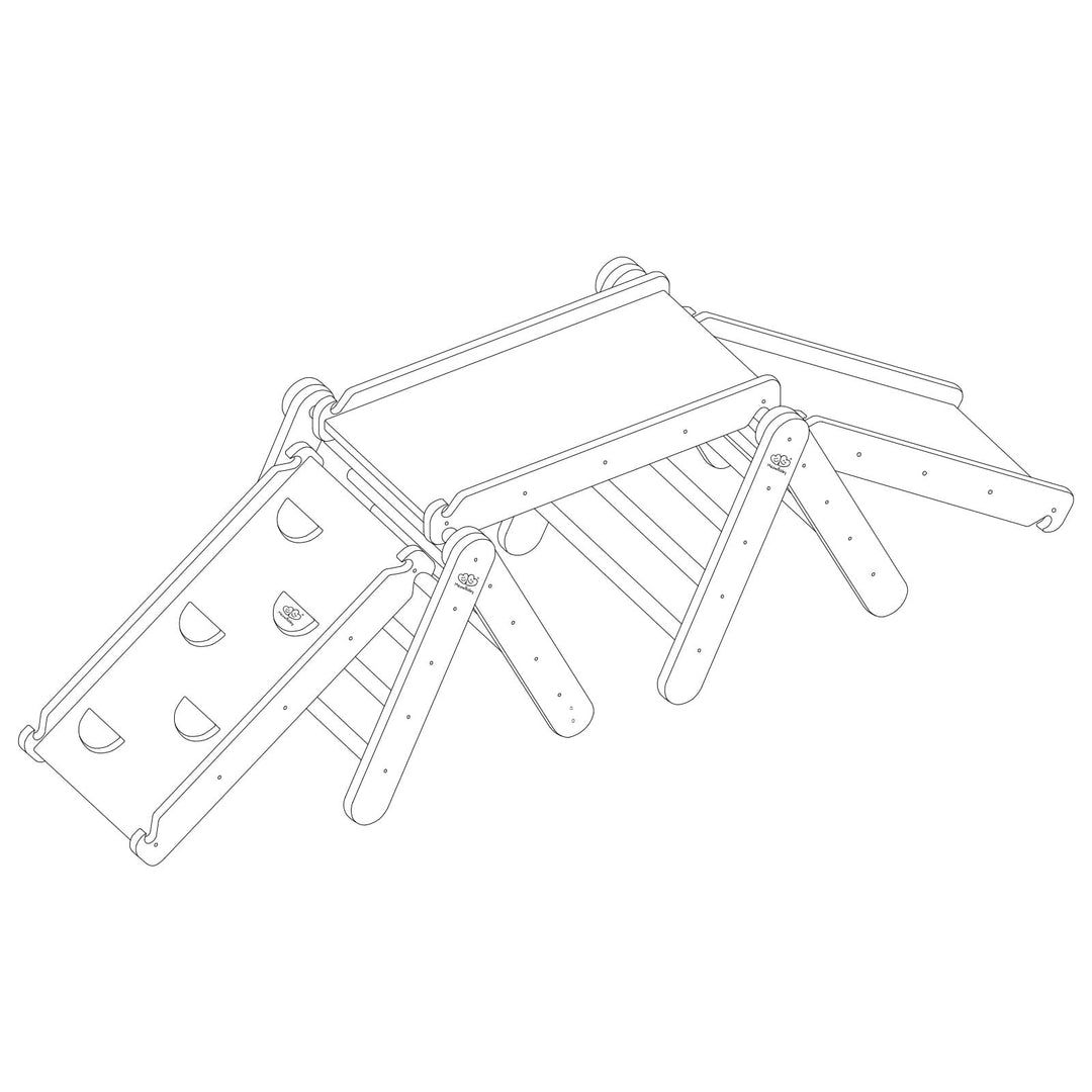 Wooden Climbing Frame