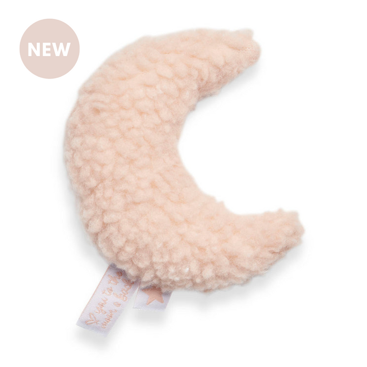 Jollein Rattle Moon | Pale Pink