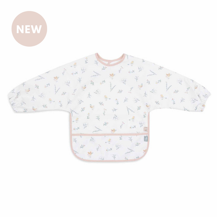 Jollein Waterproof Bib With Sleeves | Lovely Birds